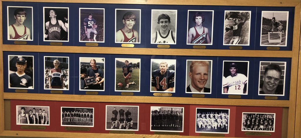 Alumni wall of fame photos