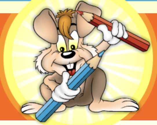 Mouse with crayons image