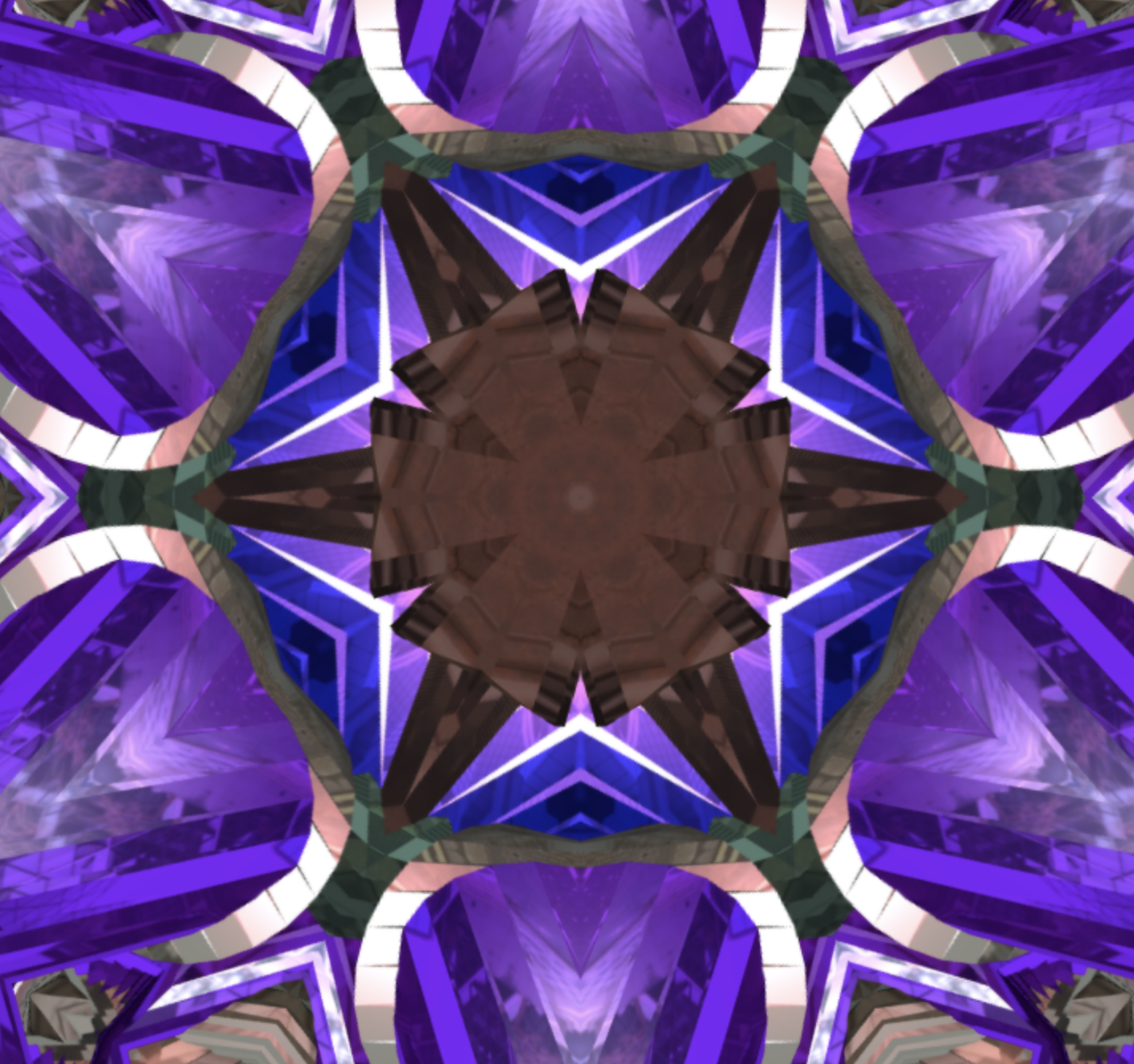 Purple kaleidoscope