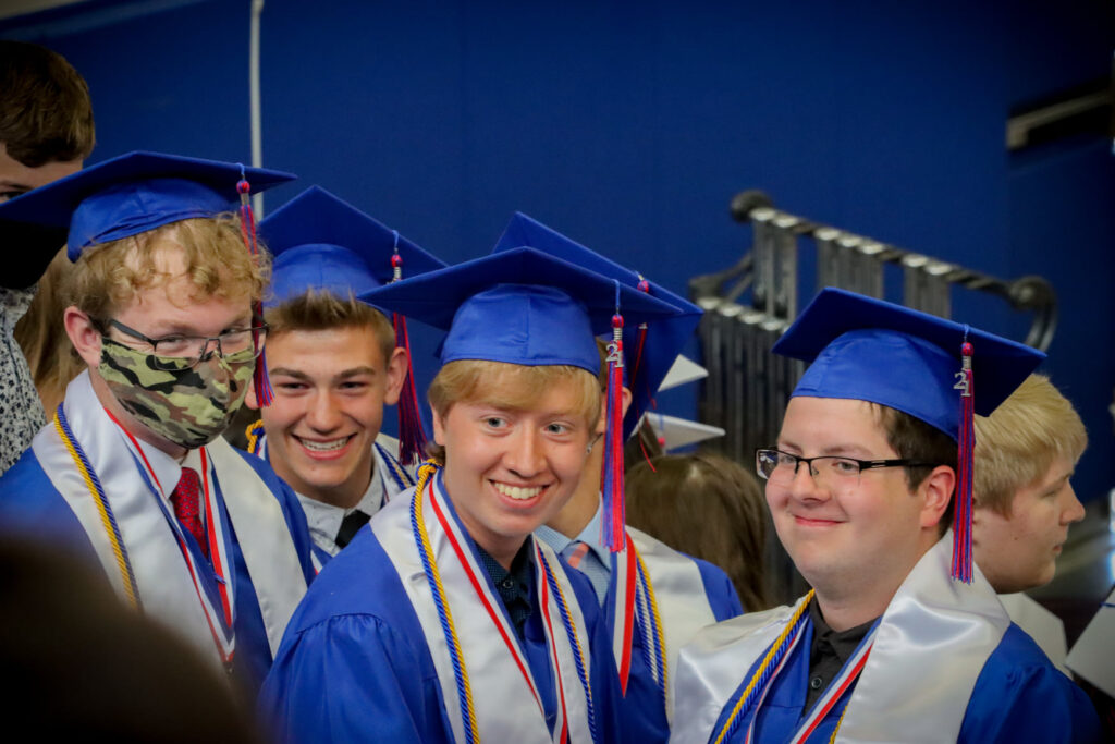 Graduates looking happy