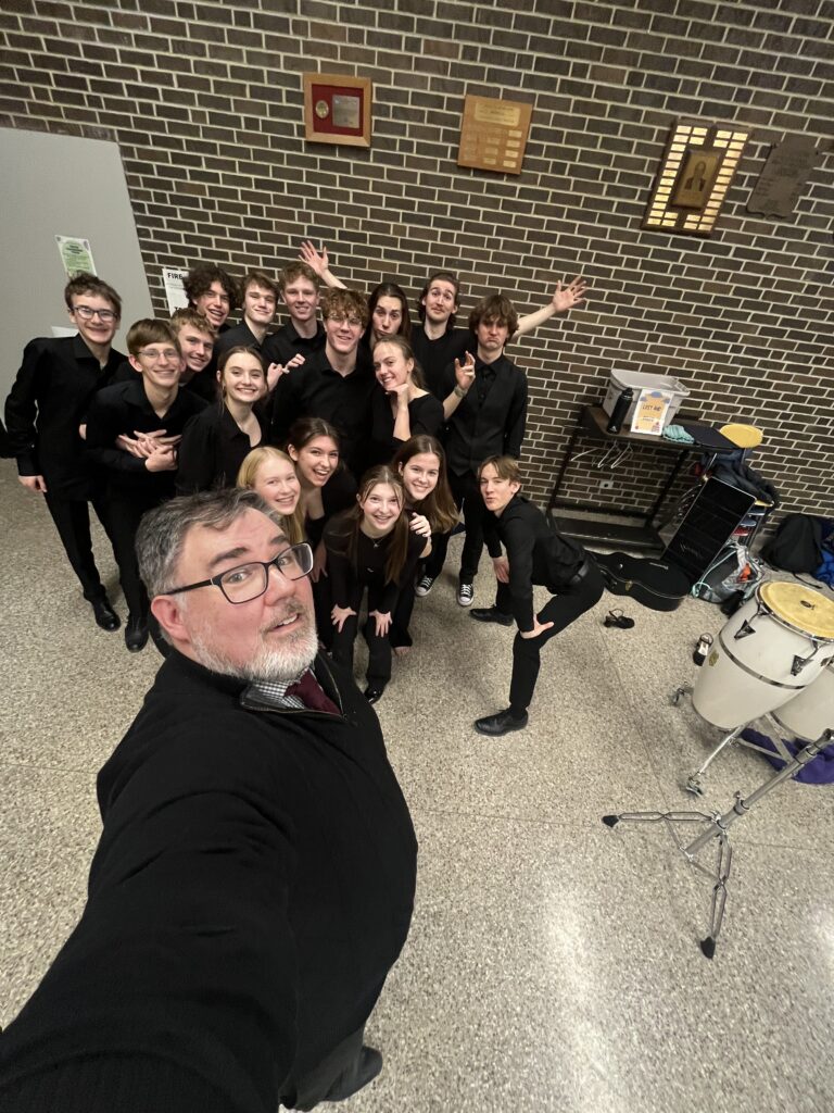 DHS Jazz Band with Director Cody