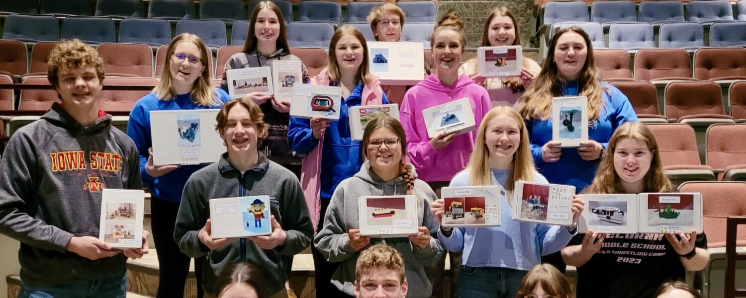 Decorah NHS LEGO kits